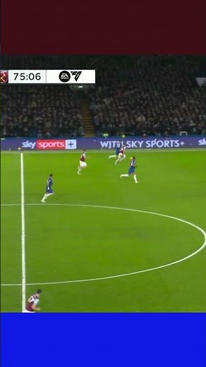 Yellow Card for Irving vs Palmer in Chelsea vs Westham 2025 EPL