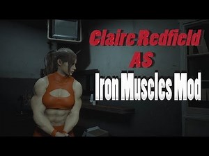 Resident Evil 2 Remake Claire Redfield as Iron Muscles Mod