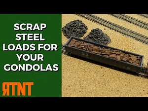 How to Build Scrap Steel Loads for Model Railroad Gondolas