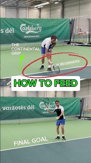 How to Feed a Tennis Ball Right for Any Tennis Player and Coaches. #tennis #tennistechnique