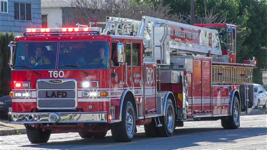 LAFD RA898, RA60 & Truck 60 Responding