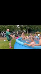 Celebrating the win in the paddling pool | Rugeley Rugby Club