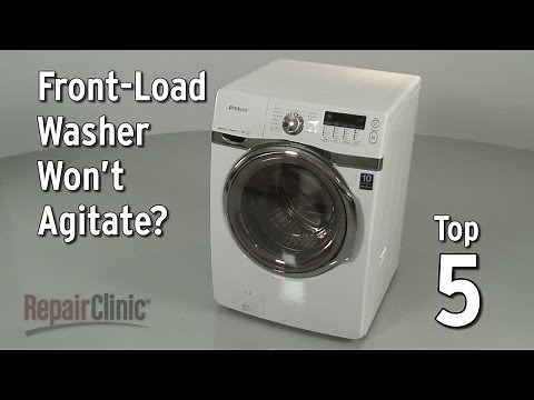 Front-Load Washer Won’t Agitate — Washing Machine Troubleshooting