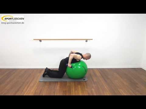 Übungen mit dem Gymnastikball