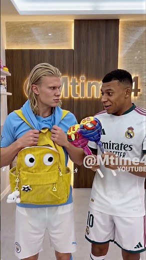 Mbappé’s Lollipop Heist Lasted One Second 🍭🚨 #parody #football #haaland