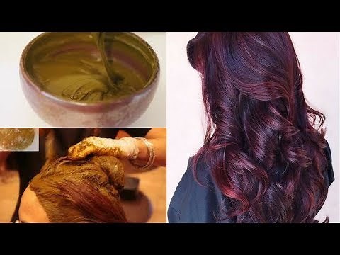how to get burgundy color with henna|how to colour hair burgundy naturally at home with henna