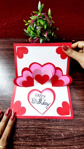 Easy DIY Pop-Up Birthday Card Ideas 🎂🎁#shorts #diy #trending #shortsfeed #youtube #viral #art #craft