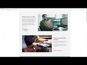 How to use EPOS Connect on Web