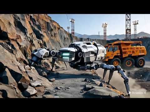 SPIDERBOLTER — Wall-Climbing Rock Bolter (Animalistic Heavy Machinery)