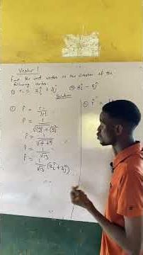 How to find a unit vector in a direction #mikemaths #education #mikemathstutorial #maths
