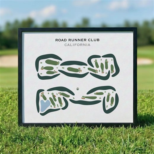 Road Runner Club, California | Golf Course Map, Golf Map, Golfer Gift for Him, Scorecard Layout, Golfer Boyfriend Gift, Art Print Decor - Etsy Canada