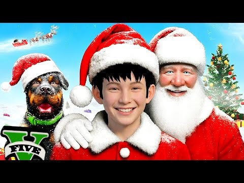 မောင်စမတ်ကို ခရစ်စမတ်ဘိုးဘိုးကြီးက မွေးစားခဲ့တယ် | Adopted By Santa Claus in GTA V