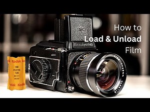 How to Load and Unload Film from a Mamiya 645 medium format Film Camera