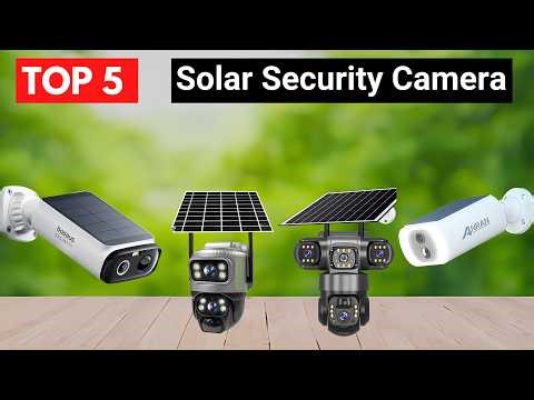 Top 5 Best Outdoor Solar Security Camera | Smart Wireless CCTV & Solar Wi-Fi Camera Review