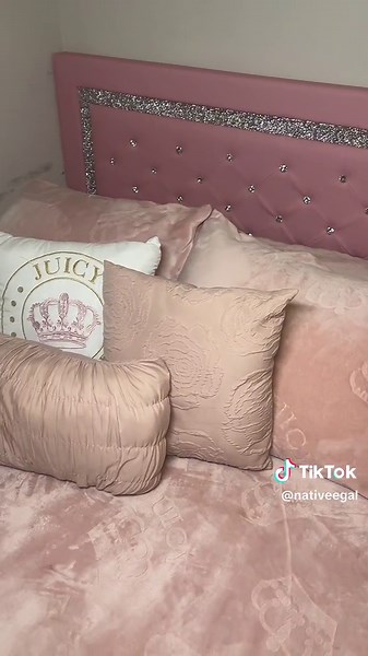 Pink Diamond Bed Frame | Cute Bedroom Decor Ideas