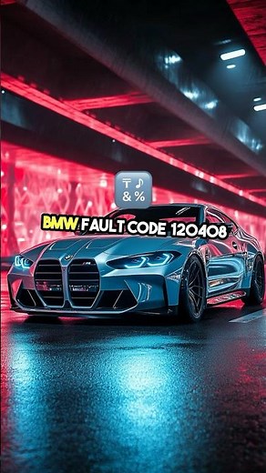 Understanding and fixing BMW fault code 120408 #bmw #automobile #carcode #faultcode #cartok #engine