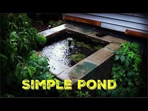 Simple Cinder Block Garden Pond