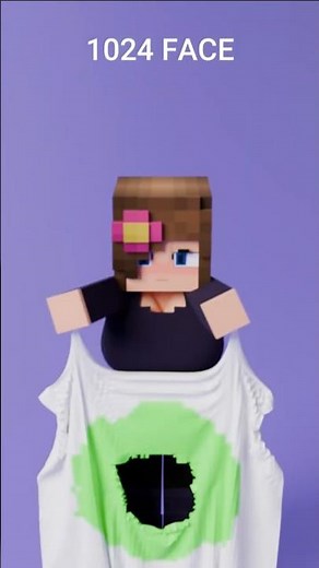 Minecraft 3D Cloth Simulation:Steve [Final Explosion 21]#blender #minecraft