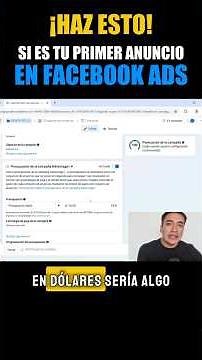 Cómo lanzar tu primer anuncio en Facebook Ads SIN experiencia