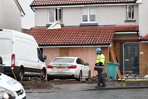 House explosion in Bargeddie 22-11-20