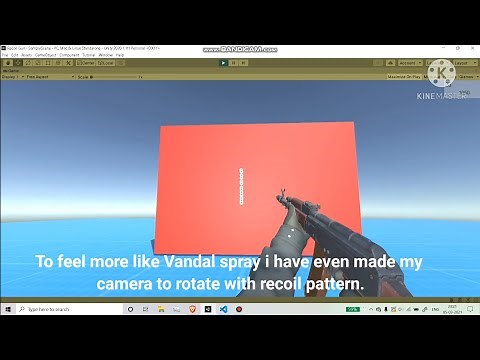 Recoil effect like Valorant/CS:GO Guns using Unity.