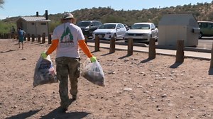 Veterans river clean up