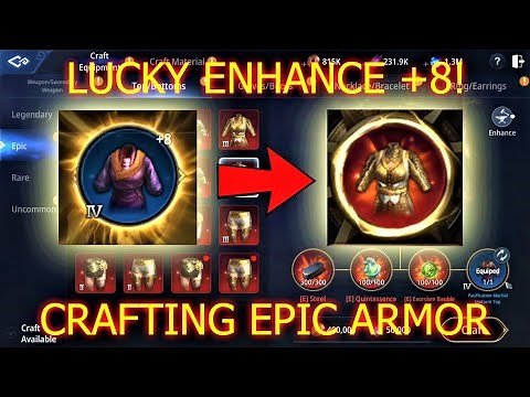 MIR4: LUCKY RARE ENHANCE +8 | CRAFTING MY SECOND EPIC EQUIPMENT! (TAGALOG)