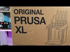 Unboxing prusa XL and setup