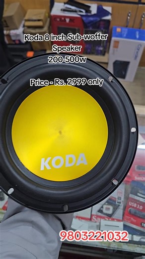 Koda 8 Inch Subwoofer - Affordable Sound Solution