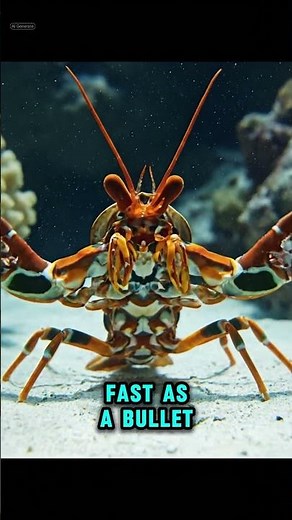 This Shrimp Punches Like a Bullet 😳💥🦐