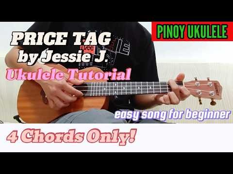 Price Tag by Jessie J. Ukulele Tutorial @pinoyukulele2023
