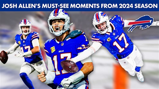 Josh Allen's Must-See Moments From Historic 2024 Season