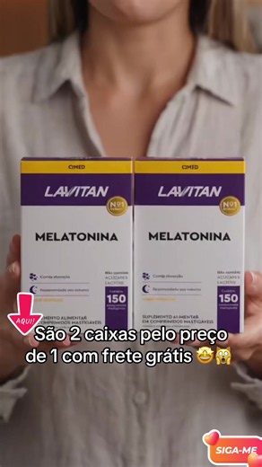 🌙✨ Durma melhor com o kit Lavitan Melatonina! São 2 caixas com 150 comprimidos cada para garantir noites mais tranquilas e relaxantes 😴💜 ✔️ Rápida absorção ✔️ Sabor maracujá ✔️ Sem açúcar e lactose ✔️ Excelente custo-benefício Aproveite e garanta já o seu kit completo! 🛒🔥 #Lavitan #Melatonina #SonoPerfeito #BemEstar #NoitesTranquilas