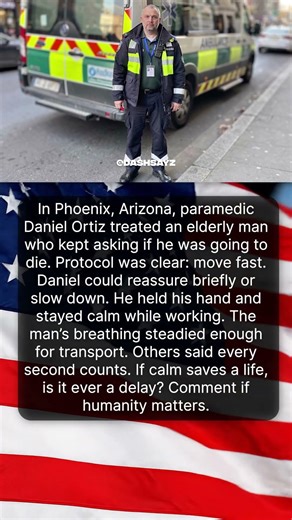 THE PARAMEDIC WHO HELD HIS HAND 🩺🤝