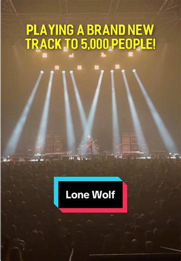 Here’s a clip of a new one called ‘Lone Wolf’ - live from Paris! #rocknroll #hardrock #newmusic #rockband