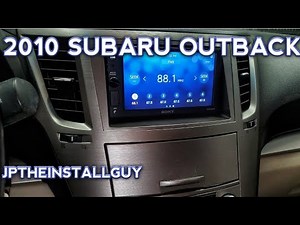 2010 Subaru Outback radio removal replacement and install