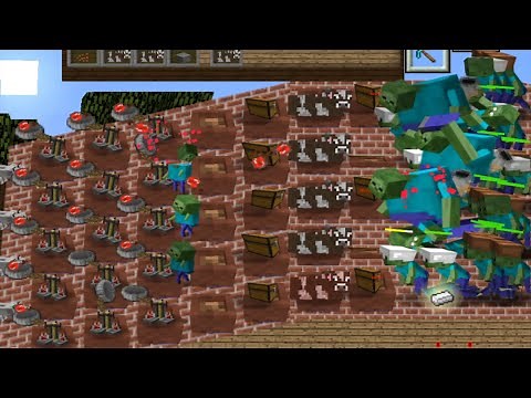 Plants Minecraft vs Zombies Minecraft - Plant vs. Zombie Mod Minecraft #1