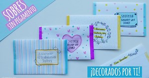 SOBRE PARA CARTAS SIN PEGAMENTO ❤ IDEAS PARA DECORAR SOBRES DE PAPEL