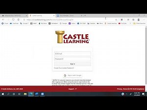 Crear la cuenta en Castle Learning