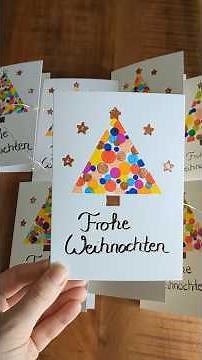 DIY Christmas cards 🎄✨ | Quick, easy & perfect to do with kids