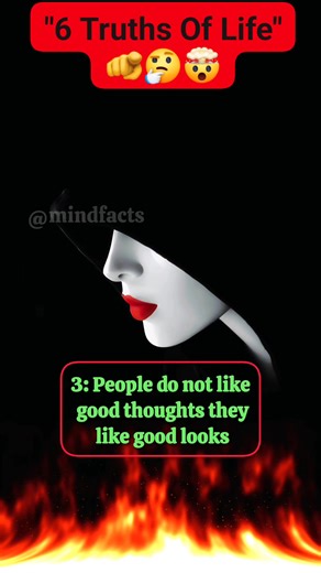 24K views · 730 reactions | "6 Truths Of Life" a world full of faces… but only a few hearts are real. People change, priorities shift, and reality hits hardest when you least expect it. In happiness we dance, in sadness we understand… and that’s how life reveals its truths. #mindfacts #LifeTruths #viralfacts #lifelessons #facts Psychologicalbook Psychological Insight Psychology Thinks | Mind Facts | Facebook