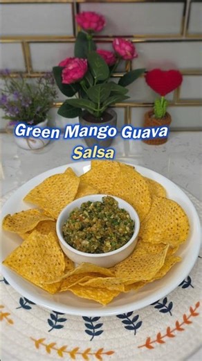 Green Mango Guava Salsa Recipe | Sweet Tangy Indian Fusion Salsa | #new #recipe