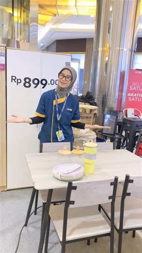 lexon set meja makan 4 kursi, informa galaxy mall surabaya
