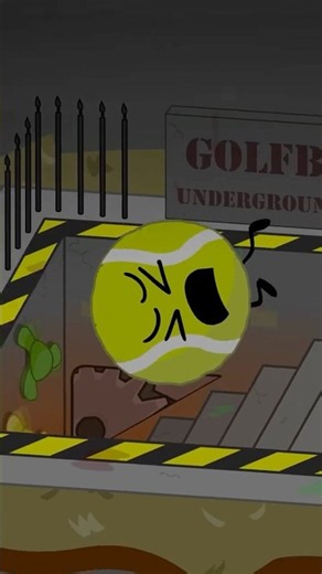 ayo da tennis ball here! - (tpot 23) #shorts #bfdi #tpot