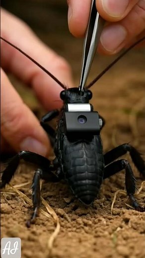 Subterranean Journey of a Field Cricket (Micro-Lens)