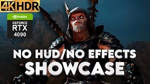 Middle Earth Shadow of War - NO-HUD-NO-EFFECTS MOD - Showcase - 4K HDR - RTX 4090M