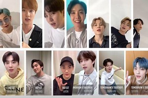 Watch: Big Hit Labels Artists Groove To BTS's "Dynamite" In New Sing-Along Version | Soompi