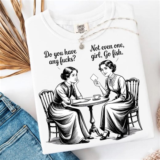 Funny Cuss Words PNG, Go Fish Girl Poker Design, Sassy Women Humor Quote Sublimation - Etsy