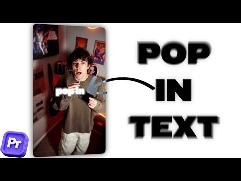 How to Make Your Text POP in Premiere Pro (Free Preset)