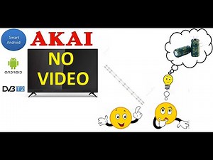 TV AKAI : AUDIO SI , VIDEO NO.